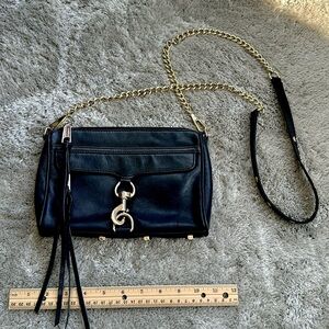 Rebecca Minkoff Black Mini MAC Crossbody Bag - Timeless Elegance